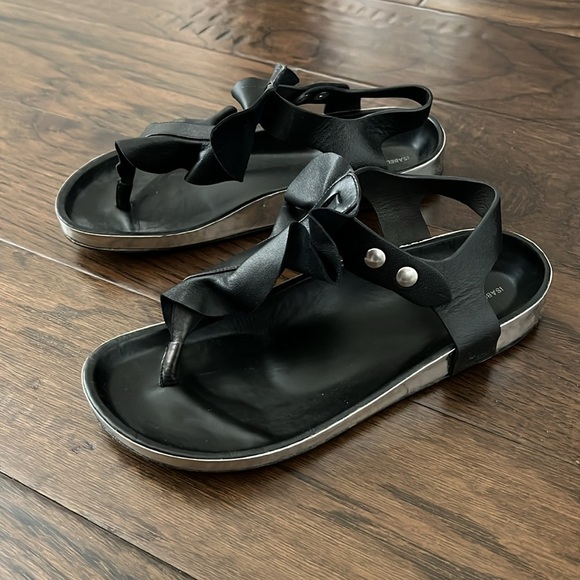 Isabel Marant Black Sandals 37 - Picture 4 of 8